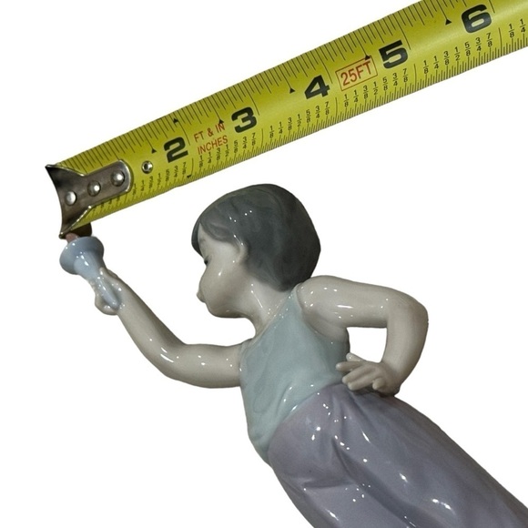 Vintage Authentic Lladro Olympian Holding Flame Glazed Ceramic Figurine - Picture 9 of 10